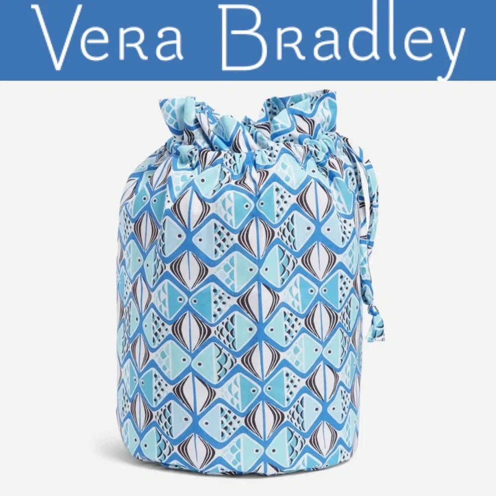 Vera Bradley Free Shipping Towel Cooler Ditty Bag in Go Fish Pattetn